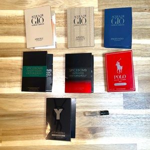 8 men’s fragrance samples
